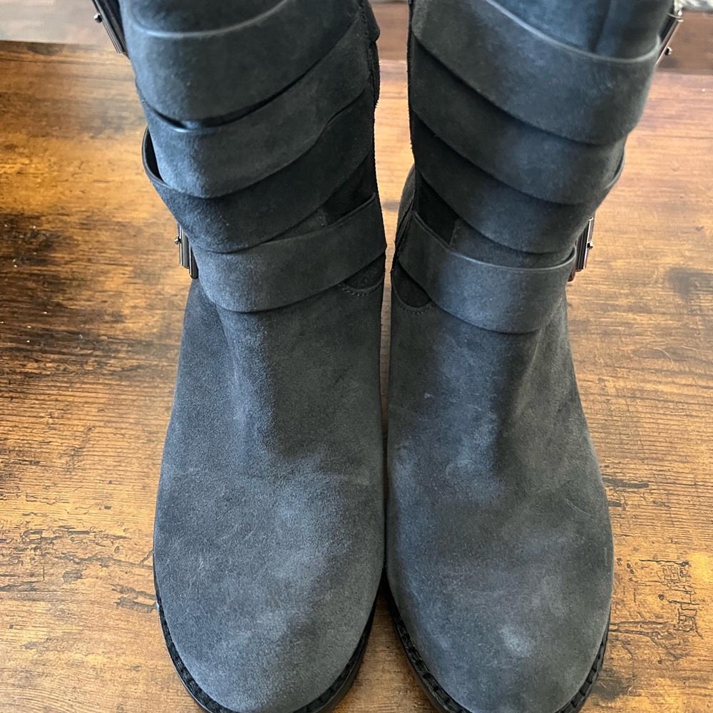 Vince Camuto Charcoal Heeled Boots